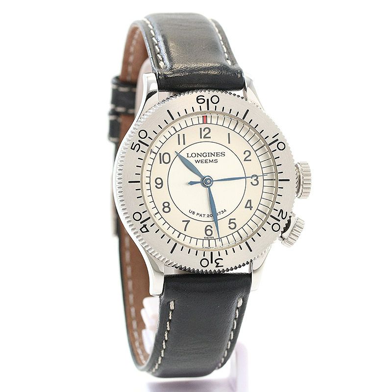 【中古】LONGINES <br>WEEMS PILOT WATCH REPLICA LIMITED EDITION <br>ロンジン <br>ウィームス パイロットウォッチ レプリカ 限定モデル <br>L2.606.4