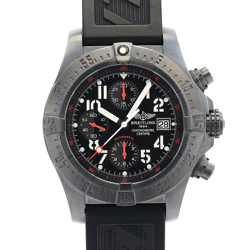 中古】BREITLING AVENGER SKYLAND BLACK STEEL LIMITED EDITION