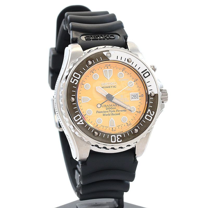 【中古】SEIKO SCUBA MASTER KINETIC PIPIN LIMITED EDITION セイコー スキューバマスター キネティック ピピン限定 SBCW007 (5M45-6A60)