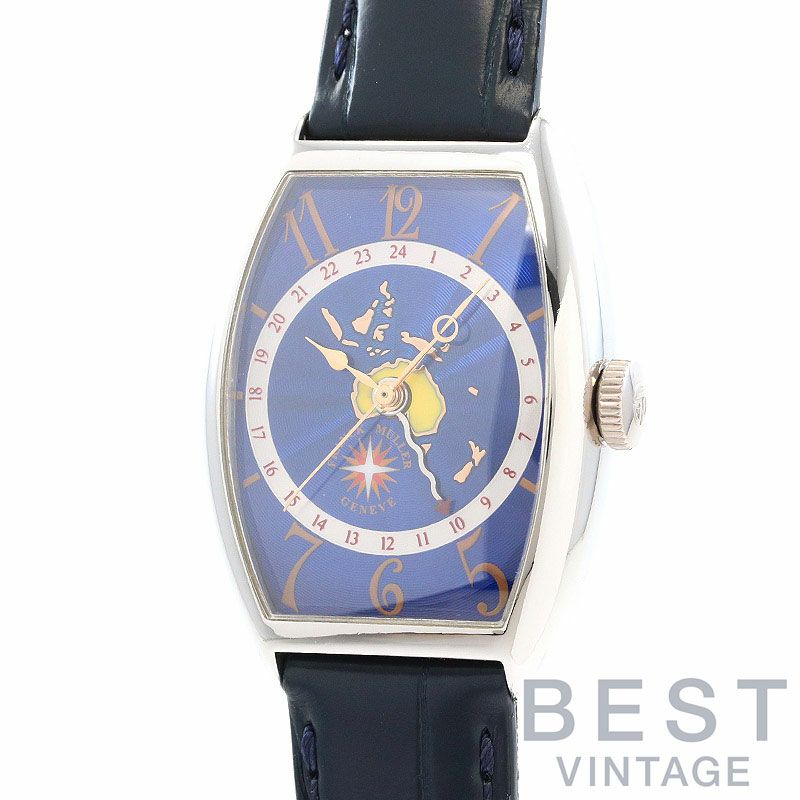【中古】FRANCK MULLER CINTREE CURVEX WORLD WIDE OCEANIA フランク・ミュラー トノウ・カーベックス ワールド ワイド オセアニア 5850WW