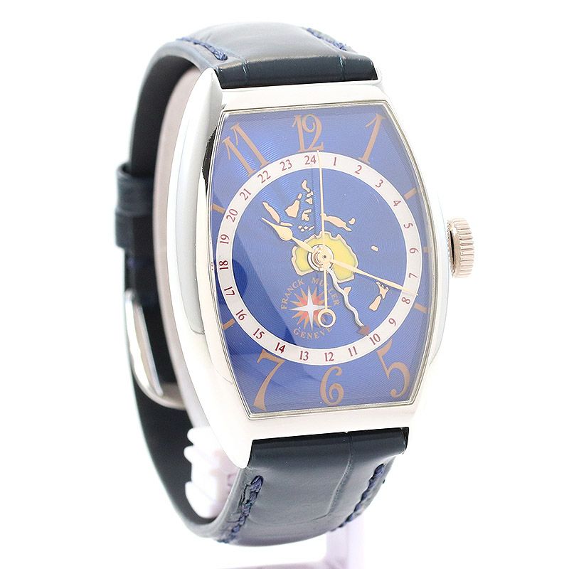 【中古】FRANCK MULLER CINTREE CURVEX WORLD WIDE OCEANIA フランク・ミュラー トノウ・カーベックス ワールド ワイド オセアニア 5850WW