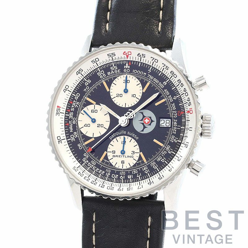 【中古】BREITLING OLD NAVITIMER II PATROUILLE SUISSE LIMITED EDITION ブライトリング オールド・ナビタイマー II パトルイユ・スイス リミテッドエディション A13022 (A132BPSLBA)