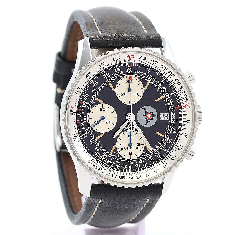 【中古】BREITLING OLD NAVITIMER II PATROUILLE SUISSE LIMITED EDITION ブライトリング オールド・ナビタイマー II パトルイユ・スイス リミテッドエディション A13022 (A132BPSLBA)