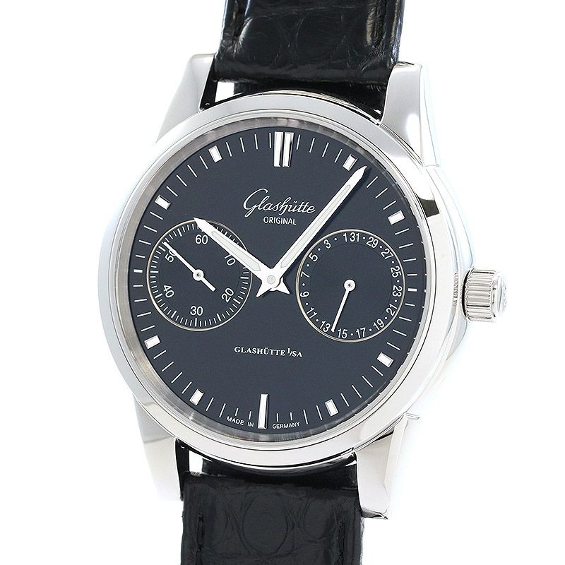 【中古】GLASHUTTE ORIGINAL SENATOR HAND-DATE グラスヒュッテ・オリジナル セネタ ハンドデイト 1-39-58-01-02-04