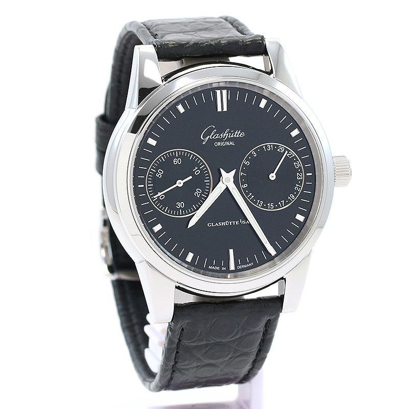 【中古】GLASHUTTE ORIGINAL SENATOR HAND-DATE グラスヒュッテ・オリジナル セネタ ハンドデイト 1-39-58-01-02-04