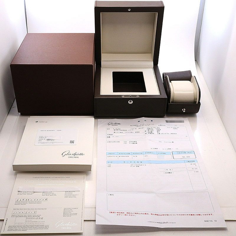 【中古】GLASHUTTE ORIGINAL SENATOR HAND-DATE グラスヒュッテ・オリジナル セネタ ハンドデイト 1-39-58-01-02-04