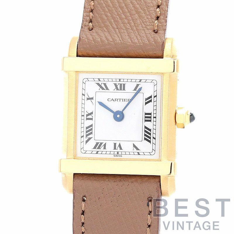 【中古】CARTIER TANK CHINOISE SMALL MODEL カルティエ タンク シノワーズ SM 84726553(66009)