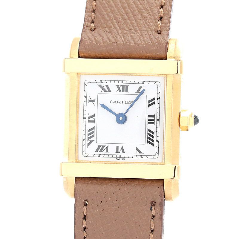 【中古】CARTIER TANK CHINOISE SMALL MODEL カルティエ タンク シノワーズ SM 84726553(66009)