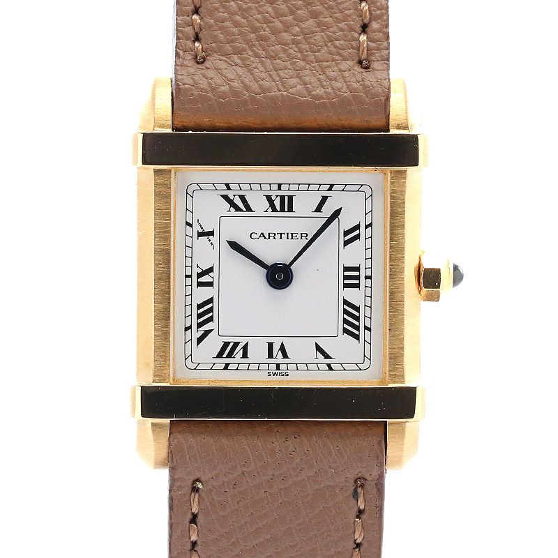 【中古】CARTIER TANK CHINOISE SMALL MODEL カルティエ タンク シノワーズ SM 84726553(66009)