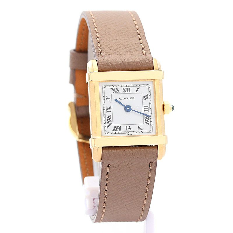 【中古】CARTIER TANK CHINOISE SMALL MODEL カルティエ タンク シノワーズ SM 84726553(66009)