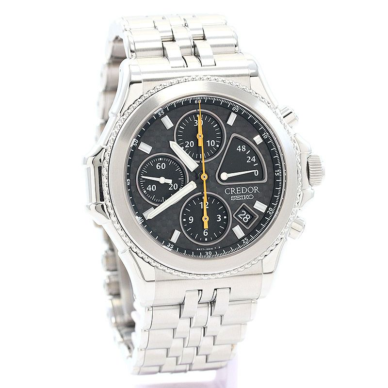 【中古】SEIKO PACIFIQUE CHRONOGRAPH セイコー クレドール パシフィーク クロノグラフ GCBK997 (6S77-0A10)