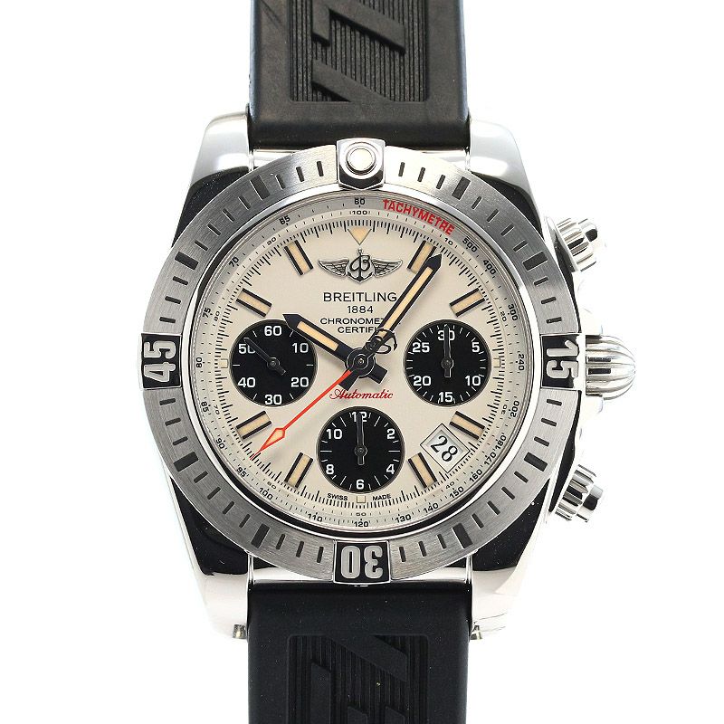 【中古】BREITLING CHRONOMAT 41 AIRBORNE ブライトリング クロノマット 41 エアボーン AB01442J/G787/112S (A004G87)