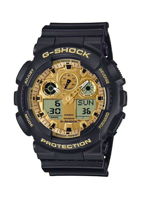 G-SHOCK ANALOG DIGITAL 100 Series ジーショック アナログ デジタル GA-100GGB-1A9JF