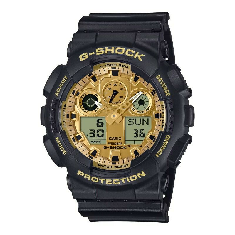 G-SHOCK ANALOG DIGITAL 100 Series ジーショック アナログ デジタル GA-100GGB-1A9JF