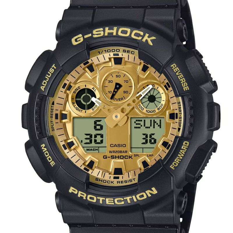 G-SHOCK ANALOG DIGITAL 100 Series ジーショック アナログ デジタル GA-100GGB-1A9JF