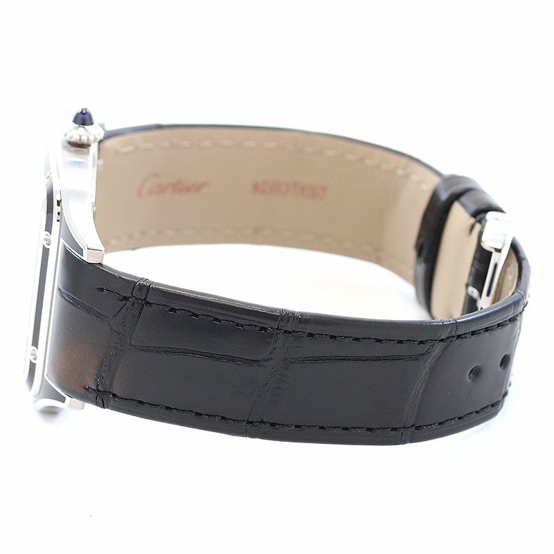 【新品未使用】Cartier マストライン　ベルト ブラック　サントス　黒 CRL5000594 - サントス ドゥ カルティエ ベルト - ブラック