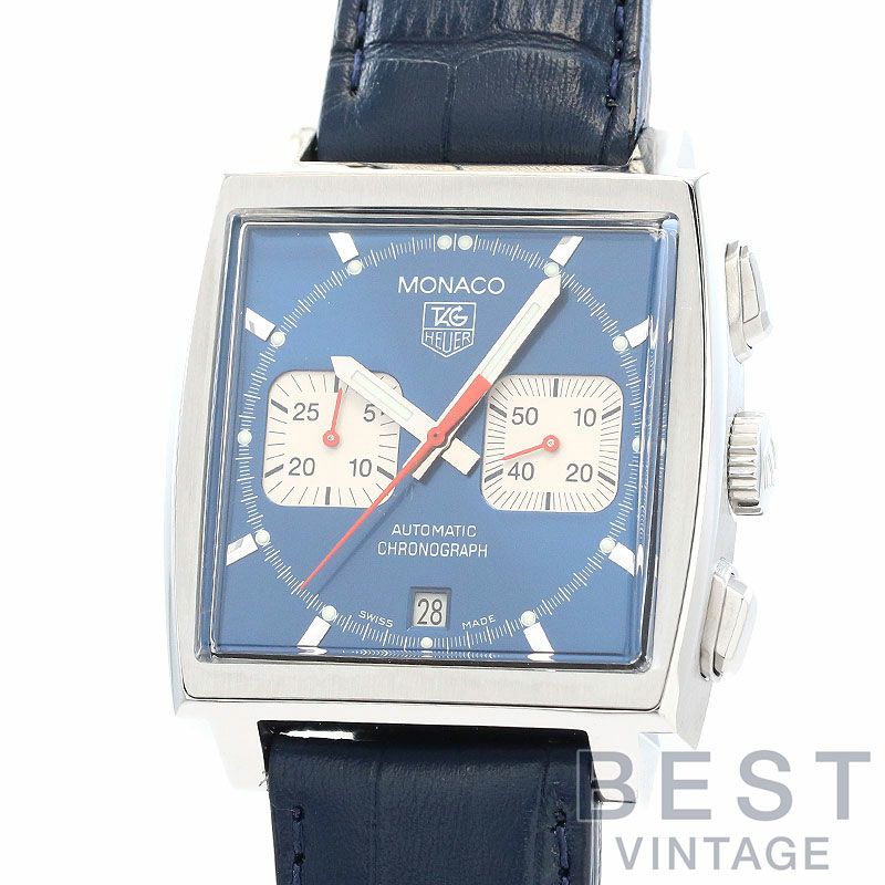 【中古】TAG HEUER MONACO CHRONOGRAPH Steve McQueen タグ・ホイヤー モナコ クロノグラフ スティーブ マックイーン CW2113.FC6183