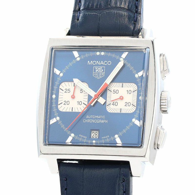 【中古】TAG HEUER MONACO CHRONOGRAPH Steve McQueen タグ・ホイヤー モナコ クロノグラフ スティーブ マックイーン CW2113.FC6183