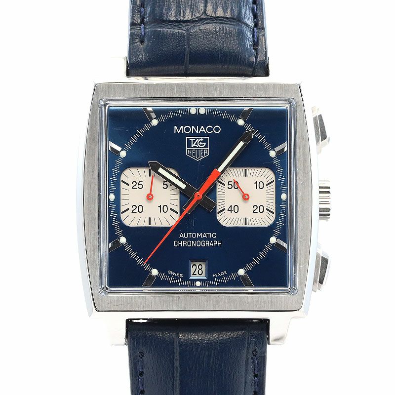 【中古】TAG HEUER MONACO CHRONOGRAPH Steve McQueen タグ・ホイヤー モナコ クロノグラフ スティーブ マックイーン CW2113.FC6183
