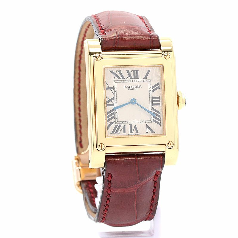 【中古】CARTIER TANK A VIS LARGE MODEL CPCP カルティエ タンク ア・ヴィス LM CPCP W1529451