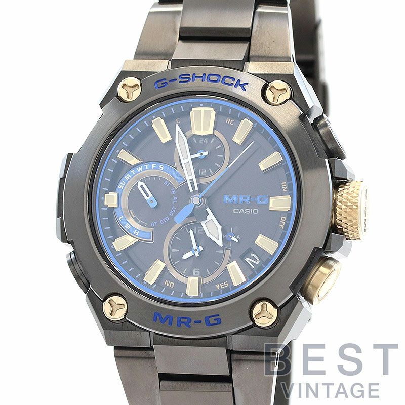 【中古】CASIO G-SHOCK MRG-B1000 SERIES KACHIIRO カシオ Gショック MRG-B1000シリーズ 勝色 MRG-B1000BA-1AJR