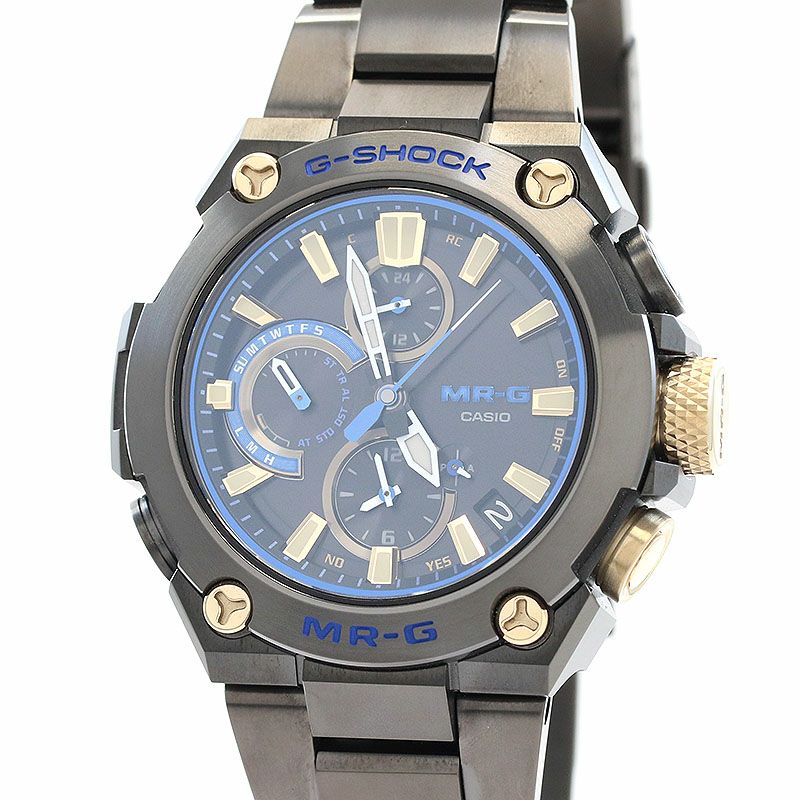 【中古】CASIO G-SHOCK MRG-B1000 SERIES KACHIIRO カシオ Gショック MRG-B1000シリーズ 勝色 MRG-B1000BA-1AJR