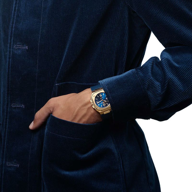 Bell ＆ Ross BR-05 BLUE GOLD ベル＆ロス BR-05 ブルー ゴールド BR05A-BLU-PG/SRB