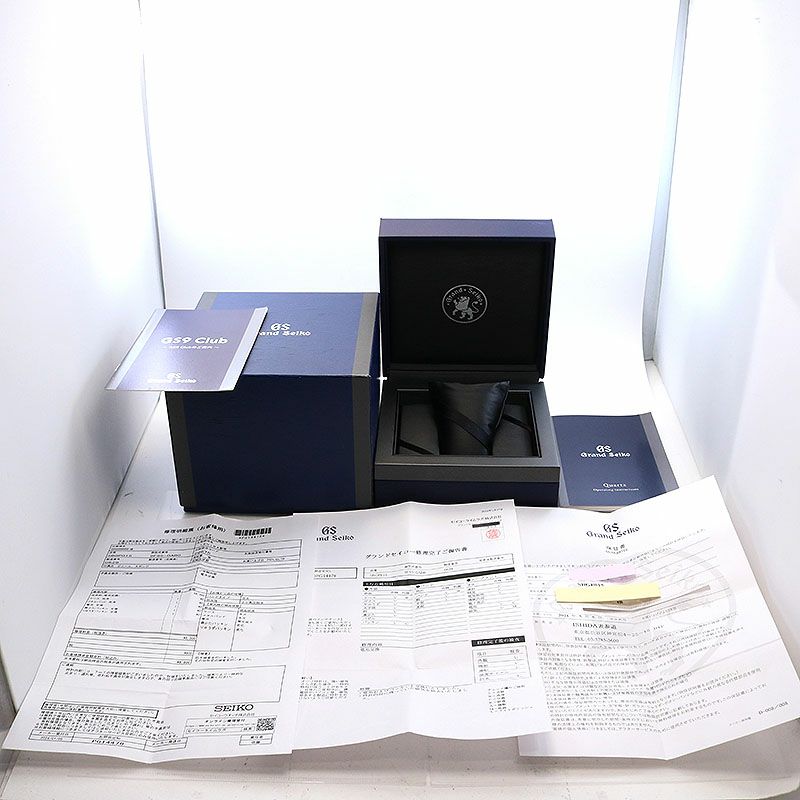【中古】GRAND SEIKO SPORTS COLLECTION 9F QUARTZ 60TH ANNIVERSARY MODEL グランドセイコー スポーツコレクション 9Fクォーツ 60周年記念モデル SBGP015(9F85-0AB0)