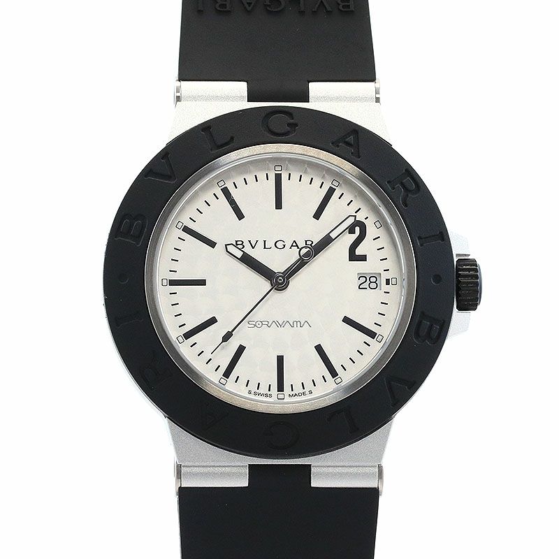 【中古】BVLGARI BVLGARI ALUMINUM HAJIME SORAYAMA LIMITED EDITION ブルガリ ブルガリ アルミニウム 空山基 限定モデル 103703 (BB40AT)