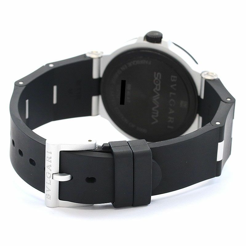 【中古】BVLGARI BVLGARI ALUMINUM HAJIME SORAYAMA LIMITED EDITION ブルガリ ブルガリ アルミニウム 空山基 限定モデル 103703 (BB40AT)