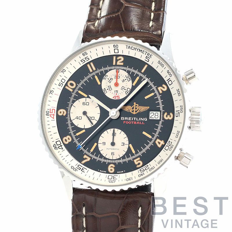 【中古】BREITLING OLD NAVITIMER FOOTBALL ブライトリング オールド・ナビタイマー フットボール A13019