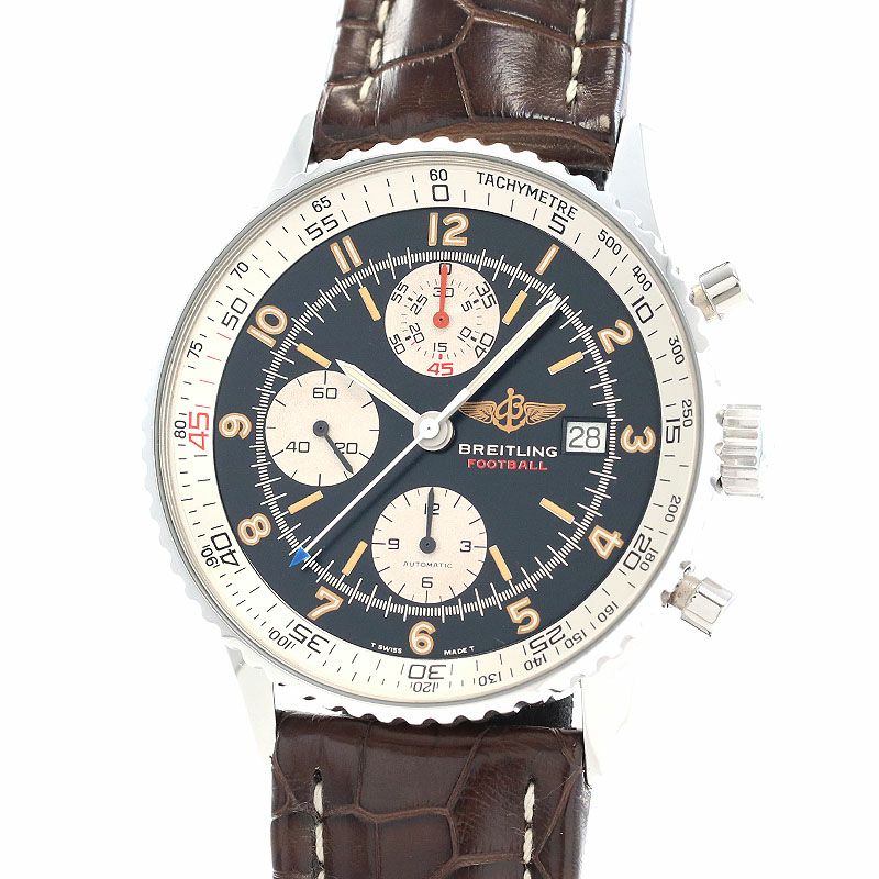 【中古】BREITLING OLD NAVITIMER FOOTBALL ブライトリング オールド・ナビタイマー フットボール A13019