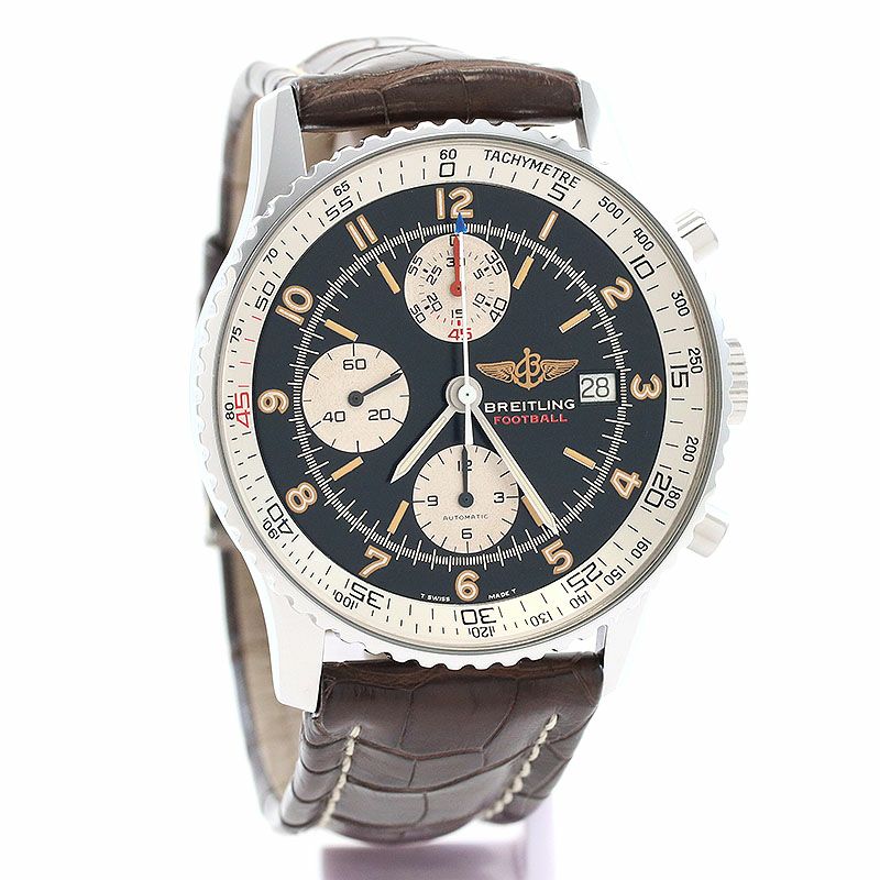 【中古】BREITLING OLD NAVITIMER FOOTBALL ブライトリング オールド・ナビタイマー フットボール A13019
