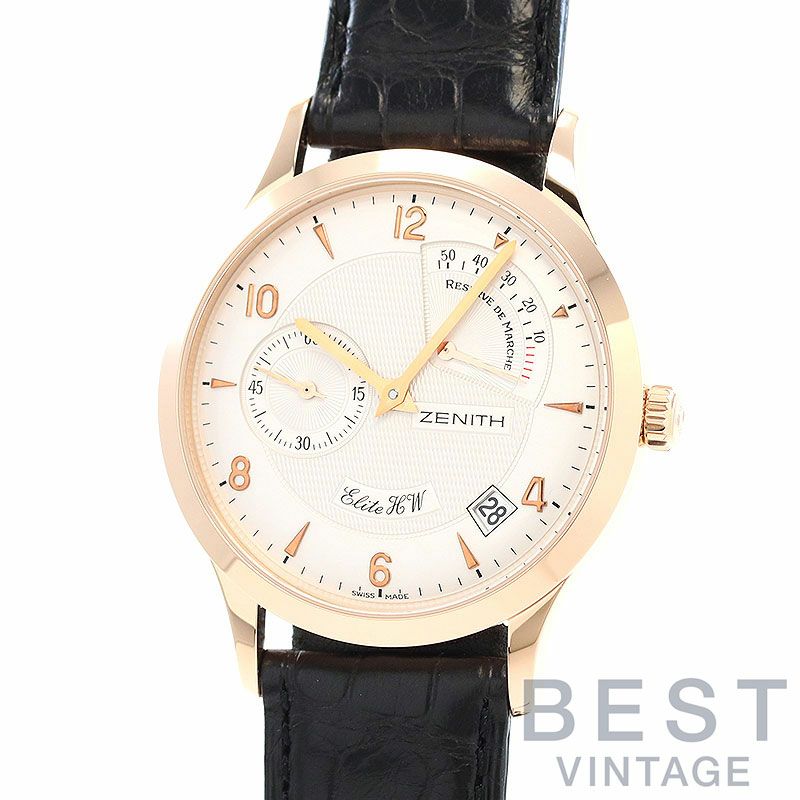 【中古】ZENITH CLASS ELITE HW RESERVE DE MARCHE ゼニス クラス エリート HW リザーブ・ド・マルシェ 17.1125.655/01