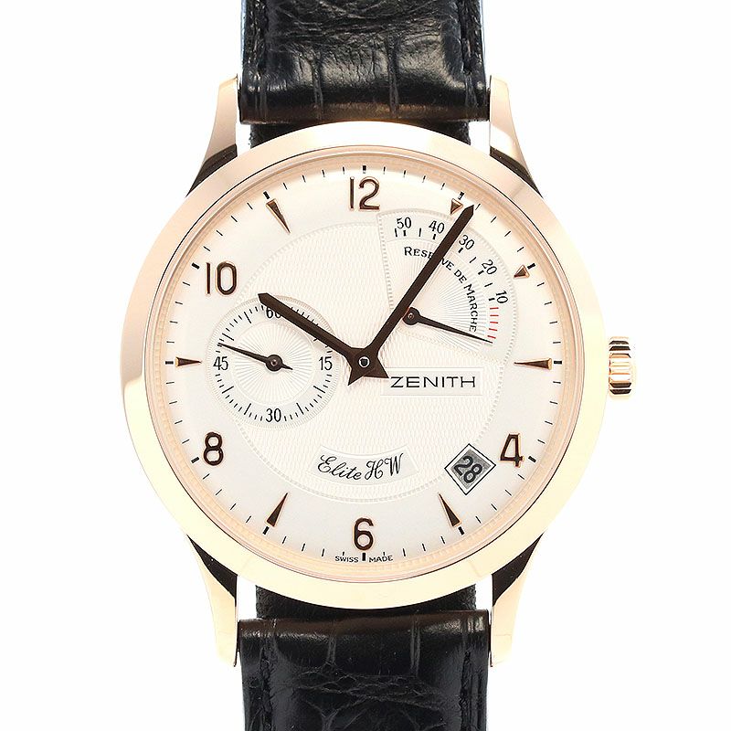 【中古】ZENITH CLASS ELITE HW RESERVE DE MARCHE ゼニス クラス エリート HW リザーブ・ド・マルシェ 17.1125.655/01