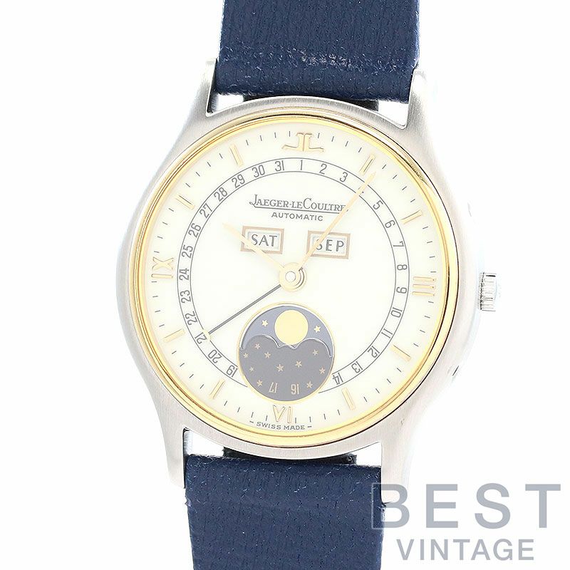 【中古】JAEGER-LECOULTRE TRIPLE CALENDAR MOON PHASE ジャガー・ルクルト トリプルカレンダー ムーンフェイズ 145.119.5