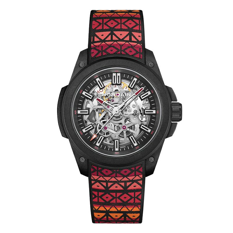 NORQAIN WILD ONE SKELETON 42MM HAKUNA MIPAKA LIMITED EDITION