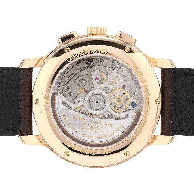 【中古】ZENITH CHRONOMASTER EL PRIMERO TRIPLE CALENDAR MOONPHASE ゼニス クロノマスター エル・プリメロ トリプルカレンダー ムーンフェイズ 17.0240.410/01