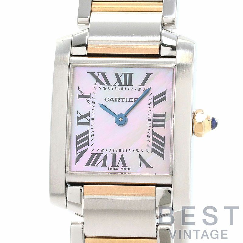 【中古】CARTIER TANK FRANCAISE SMALL MODEL カルティエ タンク フランセーズ SM W51027Q4