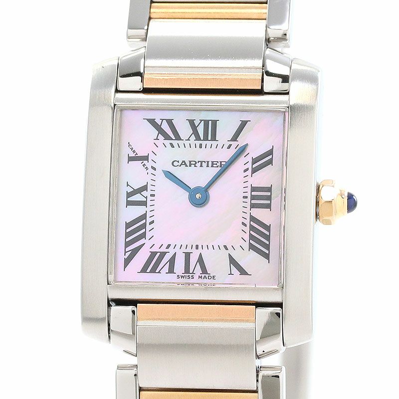 【中古】CARTIER TANK FRANCAISE SMALL MODEL カルティエ タンク フランセーズ SM W51027Q4