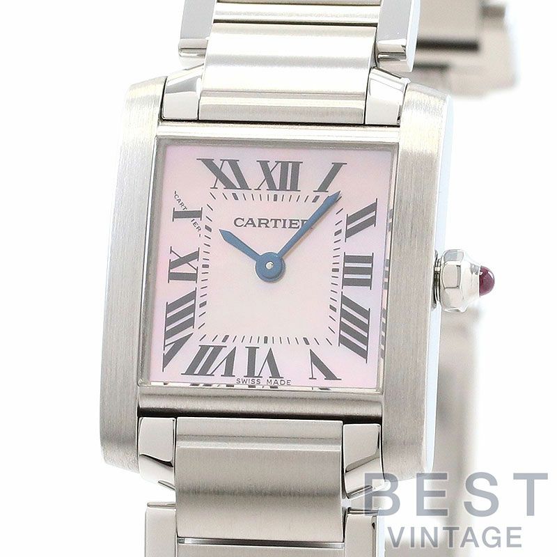 【中古】CARTIER TANK FRANCAISE SMALL MODEL カルティエ タンク フランセーズ SM W51028Q3