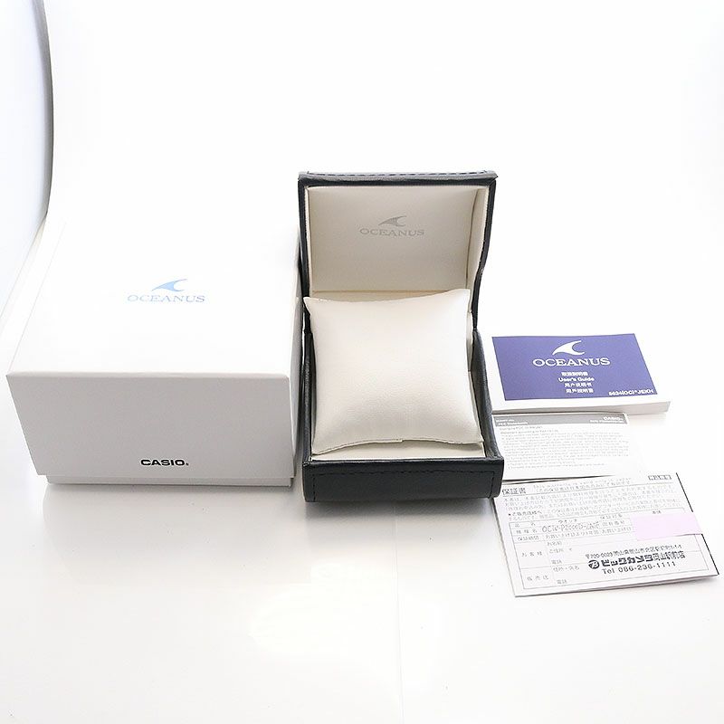 【中古】CASIO OCEANUS CACHALOT DIVERS MODEL カシオ オシアナス カシャロ ダイバーズモデル OCW-P2000D-2AJF