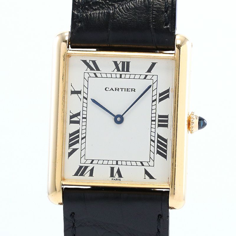 【中古】CARTIER TANK LOUIS CARTIER LARGE MODEL JUMBO カルティエ タンク ルイ カルティエ LM ジャンボ 81730552 (17002)