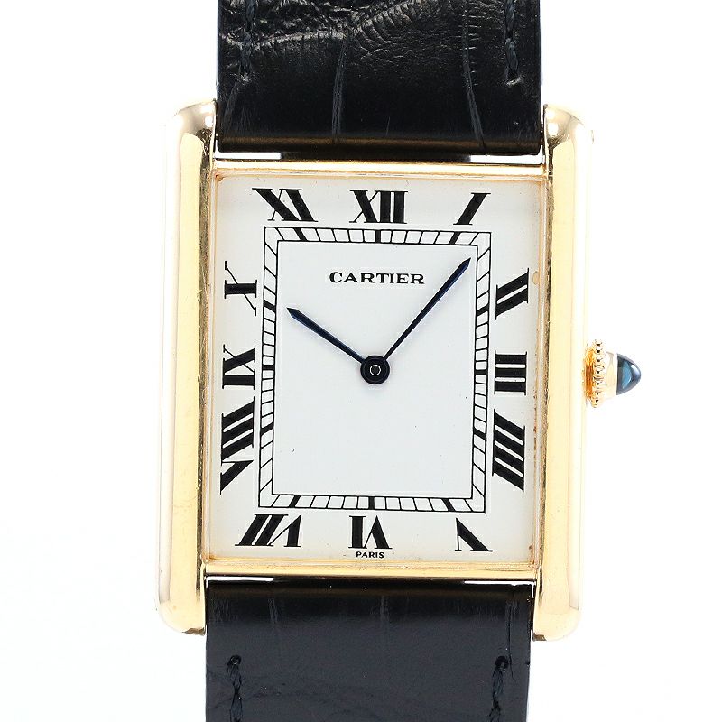 【中古】CARTIER TANK LOUIS CARTIER LARGE MODEL JUMBO カルティエ タンク ルイ カルティエ LM ジャンボ 81730552 (17002)