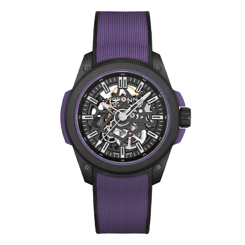 NORQAIN WILD ONE SKELETON 42MM LIMITED EDITION PURPLE ノルケイン ワイルドワン スケルトン 42MM リミテッドエディション パープル N3000.07Q26.B23