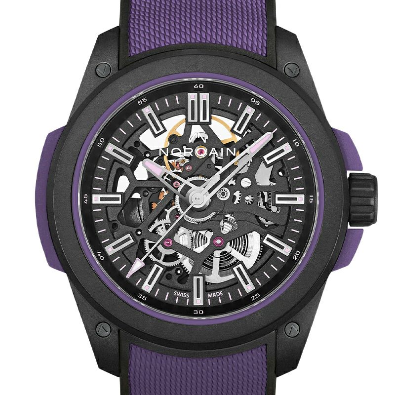 NORQAIN WILD ONE SKELETON 42MM LIMITED EDITION PURPLE ノルケイン ワイルドワン スケルトン 42MM リミテッドエディション パープル N3000.07Q26.B23