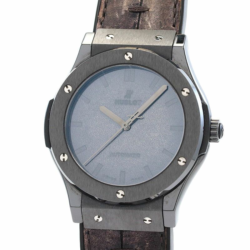 【中古】HUBLOT CLASSIC FUSION BERLUTI All BLACK LIMITED EDITION ウブロ クラシック・フュージョン ベルルッティ オールブラック リミテッド 511.CM.0500.VR.BER16