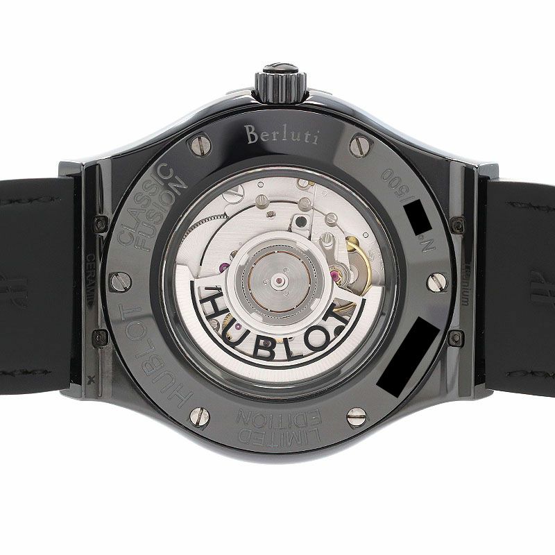 【中古】HUBLOT CLASSIC FUSION BERLUTI All BLACK LIMITED EDITION ウブロ クラシック・フュージョン ベルルッティ オールブラック リミテッド 511.CM.0500.VR.BER16