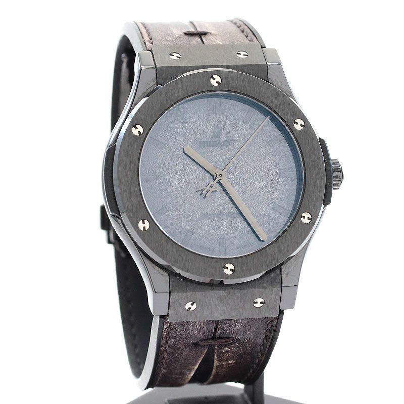 【中古】HUBLOT CLASSIC FUSION BERLUTI All BLACK LIMITED EDITION ウブロ クラシック・フュージョン ベルルッティ オールブラック リミテッド 511.CM.0500.VR.BER16
