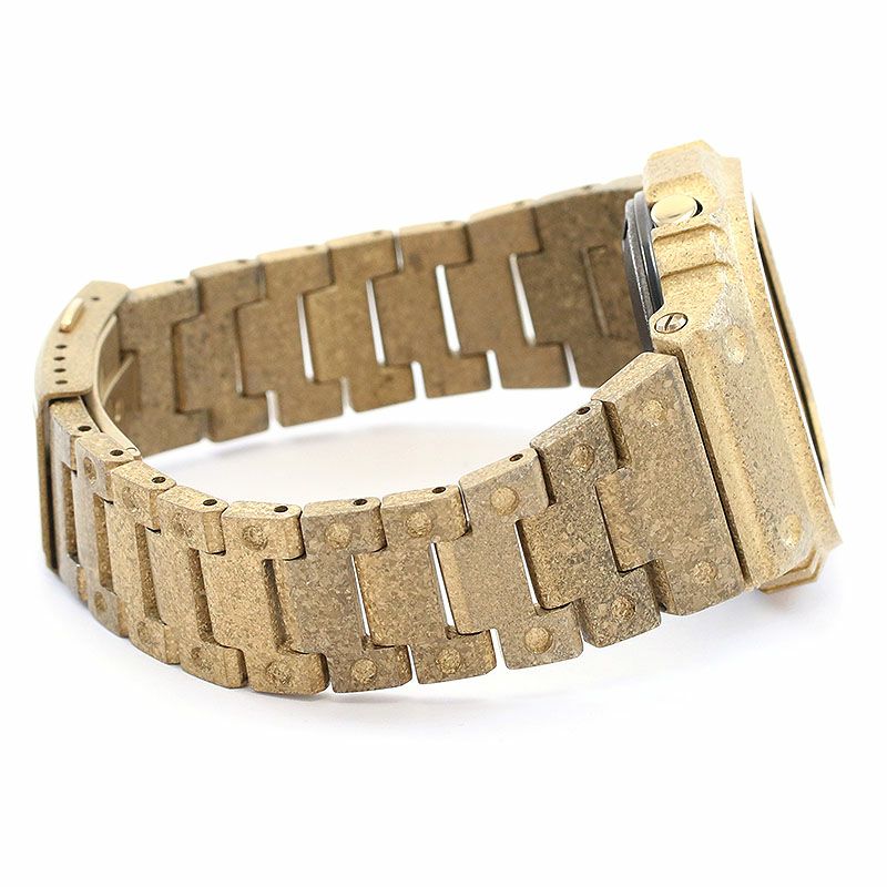 【中古】CASIO G-SHOCK 40TH ANNIVERSARY RECRYSTALLIZED SERIES カシオ Gショック フルメタル 5000シリーズ 40周年限定 GMW-B5000PG-9JR